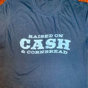 Johnny Cash and cornbread t-shirt #poshtees